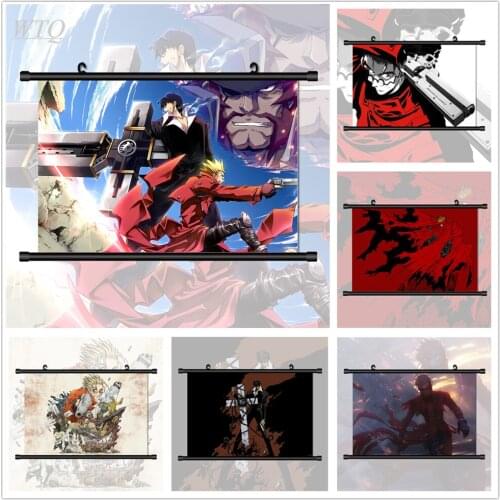 Trigun Vash The Stampede Nicholas D.Wolfwood Anime Posters Canvas Painting Wall Decor Wall Posters Wall Art Picture Home Decor