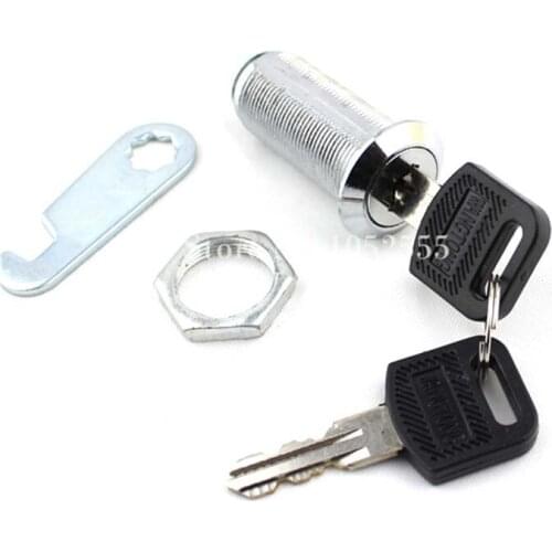 High Quality 10PCS Cam Lock For Door Cabinet Mailbox Drawer Locker Keys Forcer Security Home Automation Locks Tools Lock K27