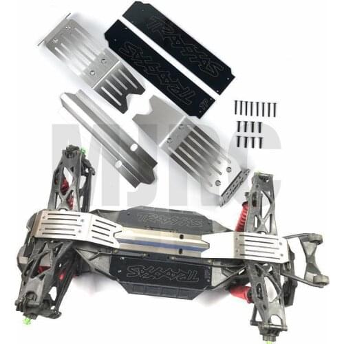 Chassis Protection Skid Plate for TRAXXAS X-Maxx Xmaxx 6s 8s RC Car Spare Parts Stainless Steel Guard Protective Frame Armor
