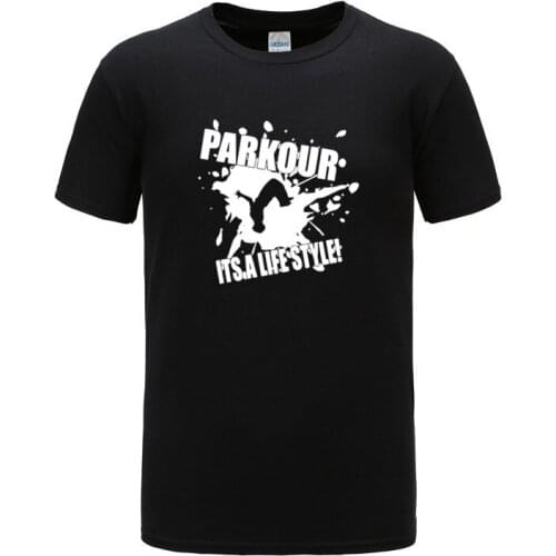 2021 Cotton New Parkour Its A Lifestyle t shirt men Short Sleeve t-shirt cotton shirt Casual camiseta tshirt clothing