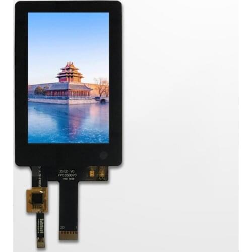 3.5 inch 480*800, ST7701S, full viewing angle, IPS LCD module with capacitive touch panel MIPI/RGB interface
