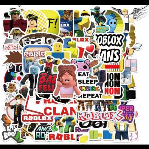 50 Pieces Robles Game Graffiti Cartoon Sticker Thermos Luggage Helmet Laptop Refrigerator Motor Bike Sticker Waterproof Stickers