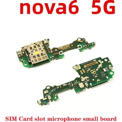 For Huawei nova 6 nova 6 5G microphone small plate card holder small plate antenna mobile phone SIM card slot