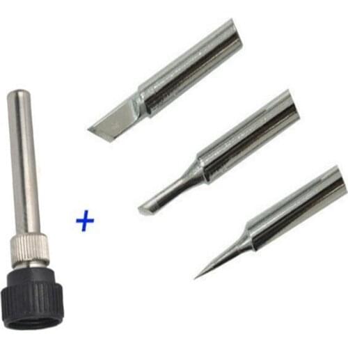 Electric Soldering Iron Cannula Casing Handle Adapter with Iron Tip 900M-T-I 900M-T-3C 900M-T-K For HAKKO 852D 936 937D 898D 907