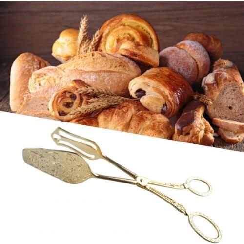 Bread Clip Easy to Use Retro Style Zinc Alloy Heat Insulation Bread Tongs for Home