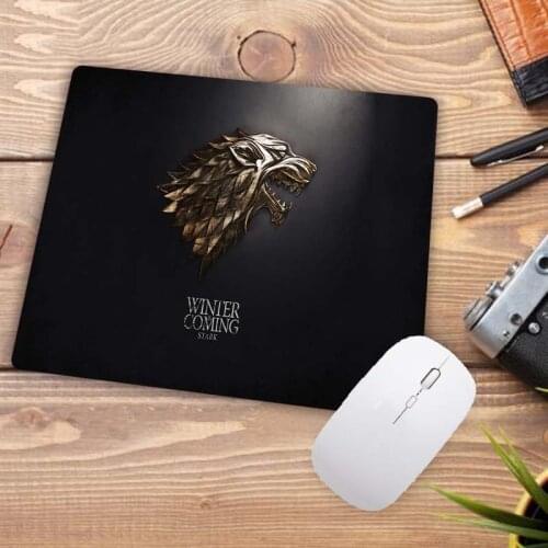 Tronos Game A Piece Of Ice Cream And Rubber Flame For Mouse Pad Laptop Mousepad Gaming Mat, 18x22cm