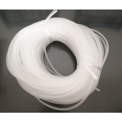 1m/3m/5m/10m Aquarium Oxygen Pump Hose Air Bubble Stone Aquarium Fish Tank Pond Pump Tube 4*6mm White