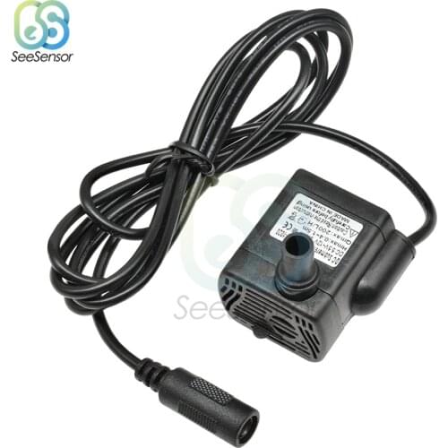 Mini Brushless DC/USB Water Pump 5V 12V 3W 200L/H Submersible Fountain Aquarium Circulating