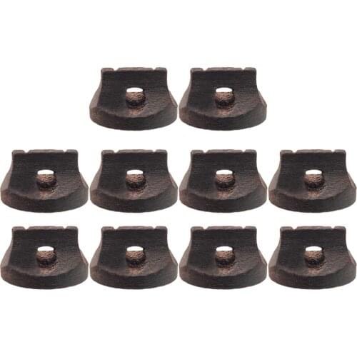 Set Of 10 Chinese Violins Erhus Wooden Bridge Musical Insrumental Accs