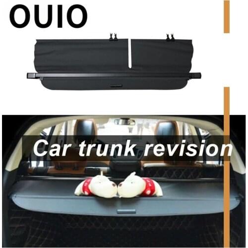 OUIO 1Set Car Rear Trunk Cargo Cover For Lexus RX350 RX270 2010-2015 Car-styling Black Security Shield Shade Auto accessories