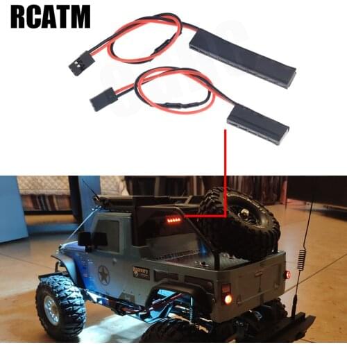 LED Taillight Brake Light For 1/10 RC Crawler Car TRX4 SCX10 D90 RC Short-Course Truck Monster Truck