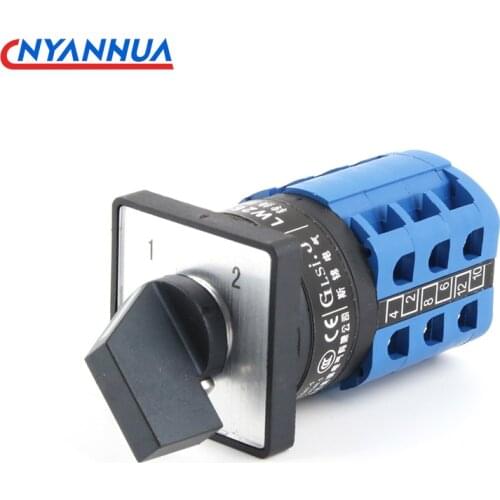 LW26-10N/3 Second Gear 3 Section Universal Transfer Switch Water Pump Motor Remote On-site Control Dual Power Switch