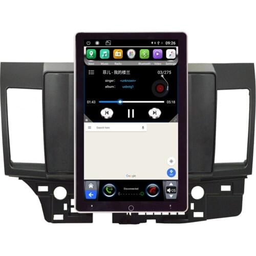 10.1" Rotatable Car Radio Head Unit Player Android 8.1 For Mitsubishi Lancer-ex