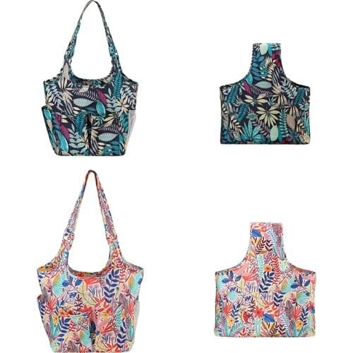 Knitting Bags For Yarn New Arrival Knitting Bag 6 Style Maple Leaf Printed Bag Sewing Organizer Bag Knitting Accessories