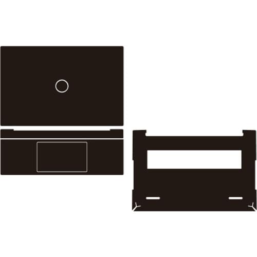 Carbon fiber Laptop Sticker Skin Decals Cover Protector for Dell XPS 17 9700 17-inch laptop