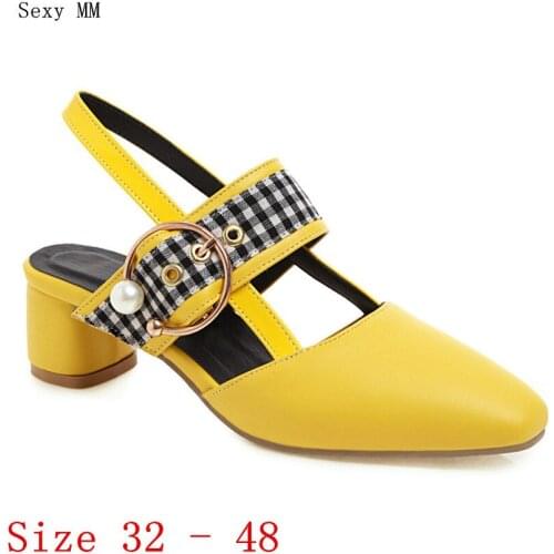 Women High Heels D'Orsay Pumps High Heel Shoes Woman Party Wedding Shoes Kitten Heels Plus Size 32 - 40 41 42 43 44 45 46 47 48