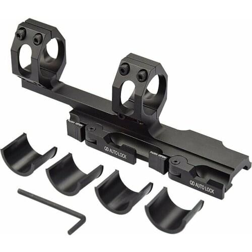 1Inch To 30mm Ring Quick Release Rifle Scope Mount Fit 20mm Picatinny Rail With QD AUTO Lock For Rifle Airgun Hunting Shooting