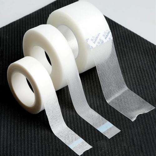 1 Roll Breathable PE Non-Woven Medical Tape Paper Patches under Eyelash Extension for Lash Extension Makeup Wraps Tape Tool