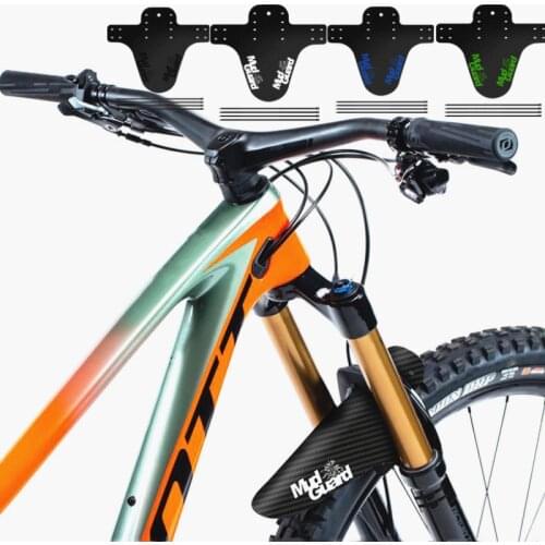 1PC Bicycle Fenders Removable Carbon Fiber Plastic Color 3D Mountain Riding Bike Mud Wings Board Cycling Equipment Accessories