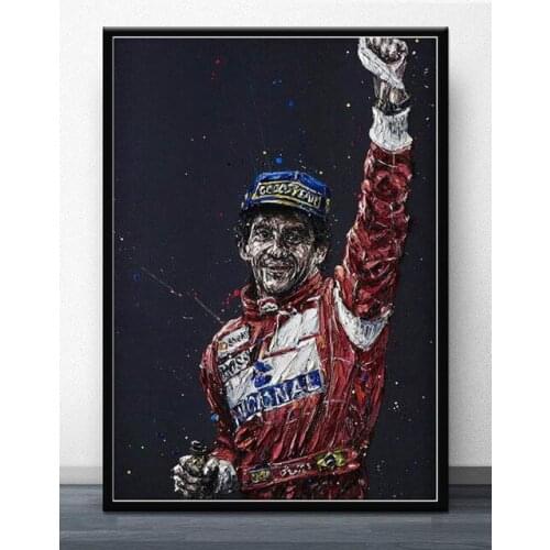 Diamond Painting Ayrton Senna F1 Legend Champion Race Car Diamond Embroidery Cross Stitch Diamond Mosaic Rhinestones Pictures