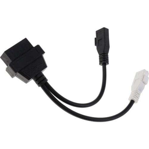 Auto Replacement OBD2 2 Pin Adapter Interface Diagnostic Cable for VW Audi Seat