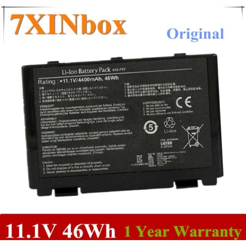 7XINbox 11.1V 46Wh A32-F82 A32-F52 Battery For ASUS K40IJ K40IN F52 F82 K40 K50 K60 K61 K70 K50AB K50I P50 P81 L0690L6 L0A2016