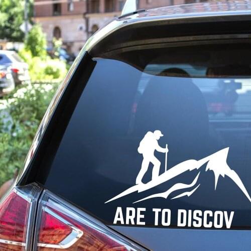 Diy Adventure Car Stickers Waterproof Vinyl Funny Crazy Cat Car Sticker Accessories For Mazda Cruze Peugeot