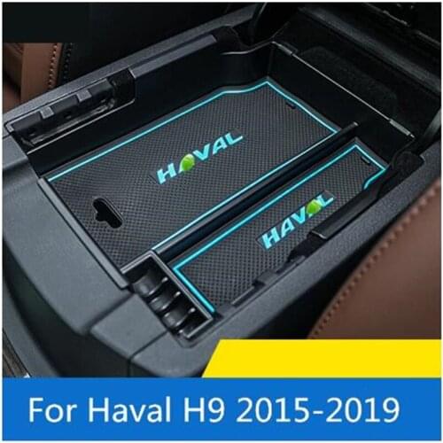 For Haval H9 2015-2019 Car armrest box storage box engineering environmental protection material central armrest box car article