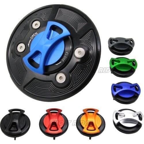 For Suzuki GSXR600 GSXR750 1997-2003 GSXR1000 2002-2013 TL1000S Motorcycle Aluminum Fuel Gas Tank Cap Cover Keyless
