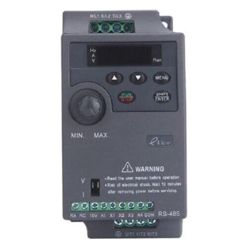 DV007-2S General purpose inverter 0.75kw 220V single-phase input and three-phase output