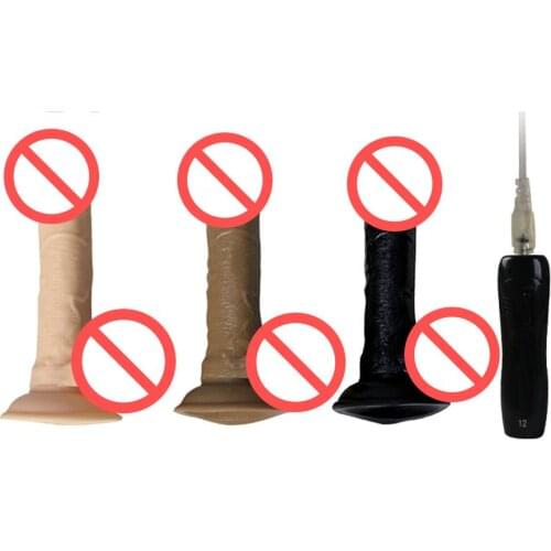 Vibrating Dildo Realistic Dildo Vibrator Massager with Suction Cup Vibrate Penis Dildos Female Adult Sex Toy with box package