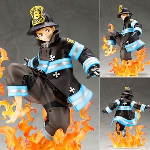Judai Original Kotobukiya Fire Force Anime Fire Brigade of Flames Shinra Kusakabe PVC Action Figure Model Toys