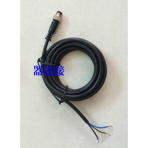 FSC8-MS-4 M8 5m PVC cable sensor connector 4 pins straight male head for M8 NPN PNP NO+NC proximity sensor switch