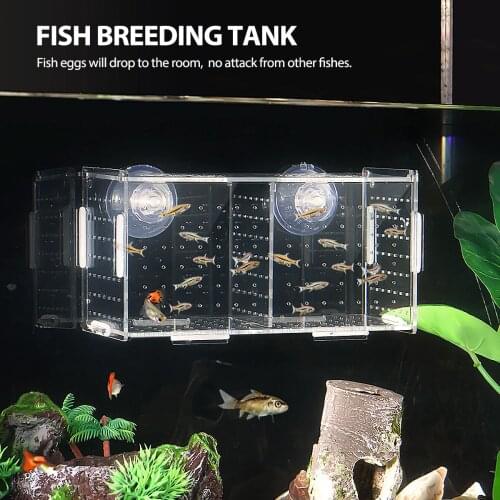 Breeding Isolation Box Multifunctional Thicken Hatching Boxes Fish Tank Holder Aquarium Incubator for Aquarium Fish Tank Pond A5