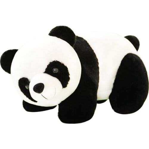 20cm Lovely animals Real life Plush Panda dolls figure Baby toys students Girl Birthday gifts brinquedos Desktop Home decoration