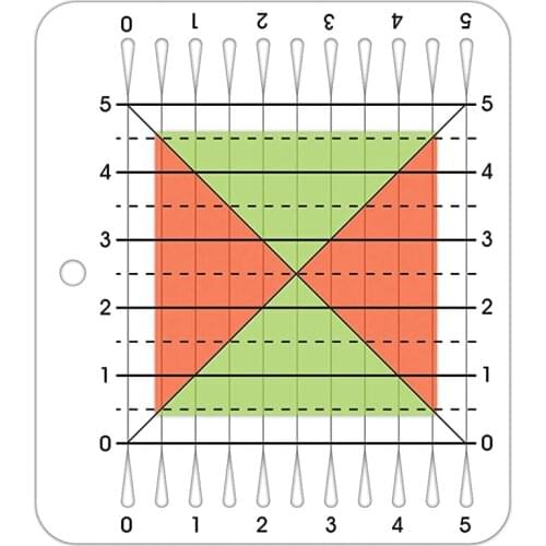 1PC DIY Hand Tool Patchwork Ruler Charming Shape Cut Ruler For Domoestic Sewing Machine #CSCR5