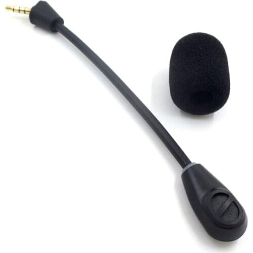 Mic Microphones with 0.14IN Plug Jack Compatible with Cloud II Wireless Game Headsets Wireless HeadPhones Replacement