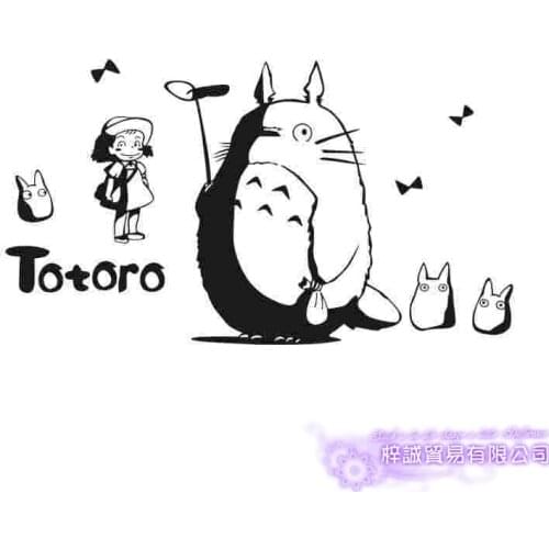 Pegatina Totoro Sticker Anime Cartoon Car Decal Sticker Vinyl Wall Stickers Decor Home Decoration