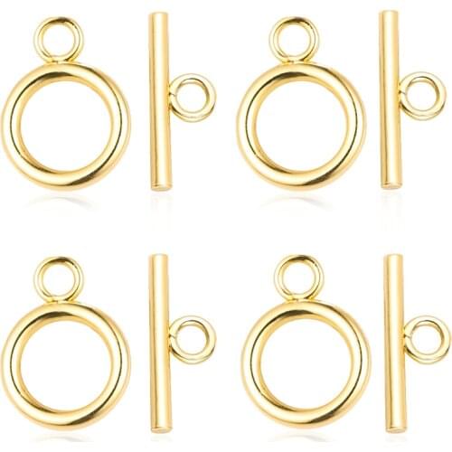 OT New Fastener Bracelet Hook Toggle Buckle Connector For Jewelry Making Crafts Copper Findings Clasps Diy Accessories Wholesale