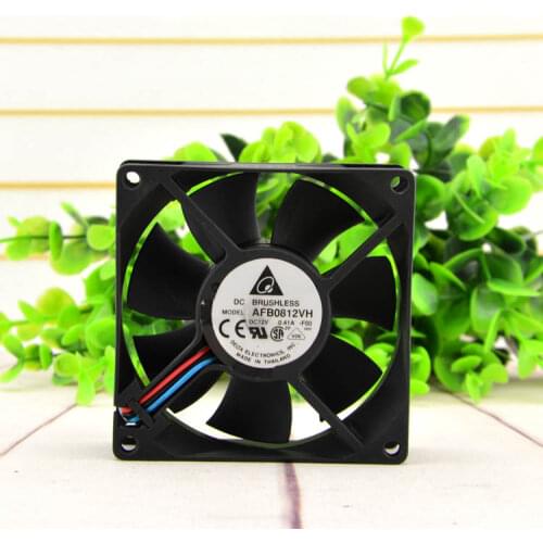 New Original AFB0812VH 8025 12V 0.24A 8CM Chassis Power Supply Cooling Fan