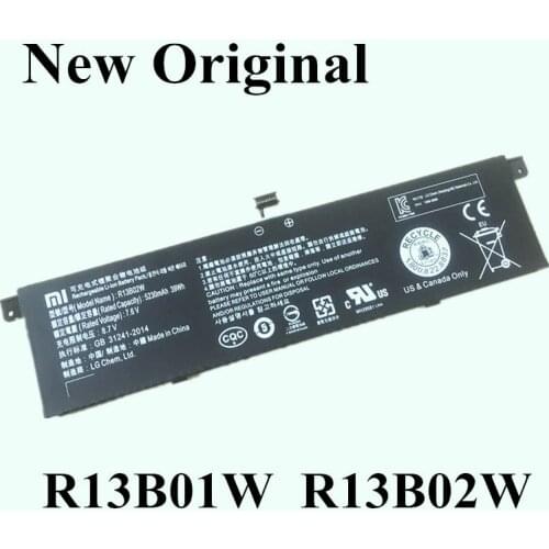 New Original Laptop replacement Li-ion Battery for Xiaomi Mi Air 13.3" Series Tablet R13B02W R13B01W