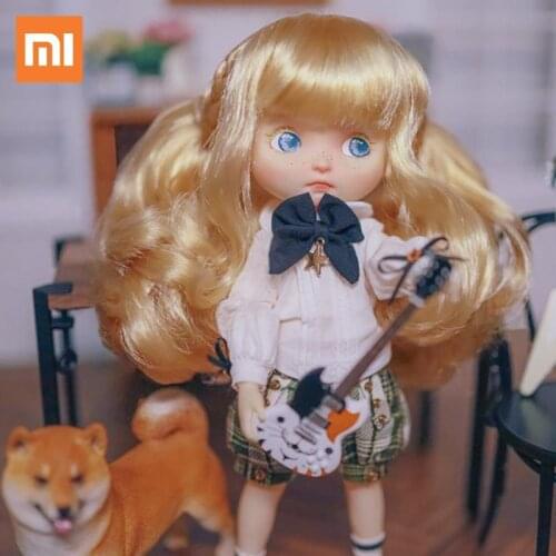Xiaomi Youpin Pipitom Rubber Dolls BJD Dolls 1/9 Joint Body Height 20 Centimeters Childlike Innocence Lovely Toys for Girls Gift