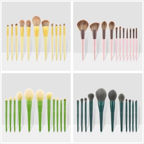 Top Quality Luxury Makeup Brush Set Foundation Powder Blush Eyeshadow Concealer Lip Soft Cosmetics Kit Custom Private label