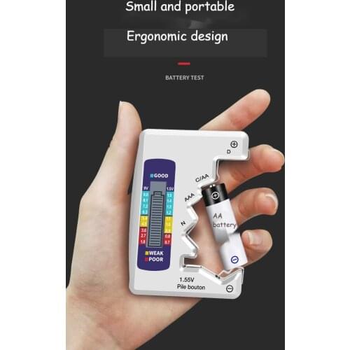 AA/AAA/C/D/9V/1.5V Batteries Tester checker Universal Button Cell Battery Coded Meter Indicate Volt Checker Power