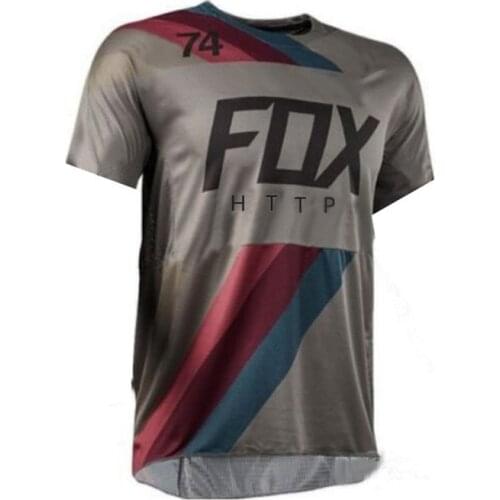 2021 Motorcycle Mountain Bike Team Downhill Jersey MTB Offroad DH MX Bicycle Locomotive Shirt Cross Country Mountain Bike Jersey