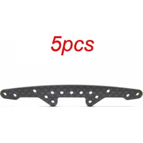 5 uds. Grifo de fibra de carbono X chasis 1,5mm espesor Placa de refuerzo accesorios DIY para RC Tamiya Mini 4WD coche de carrer
