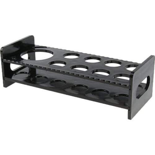 .9-Hole Black Acrylic Shot Glass Holder Rack Barware Whisky Cup Serving Tray perfect for parties, balls, bars, pubs and home