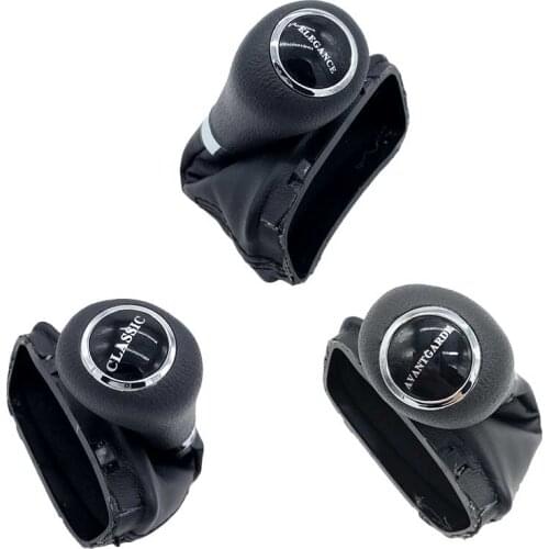 Automatic Auto Gear Shift Knob Leather Boot Collar For Mercedes Benz W204 (C63 C204) w207 (C207) CLASSIC AVANTGARDE ELEGANCE