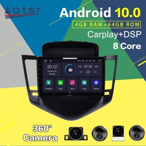 Car GPS Navigation For Chevrolet Cruze Multimedia Player 2008-2012 Android Radio Tape Recorder Auto Audio Stereo Head Unit DSP