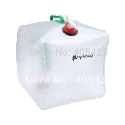 Free shipping!on Slae! High Quality,Outdoor folding bucket,Camping Portable Folding 20L PE Water Bucket 5pc